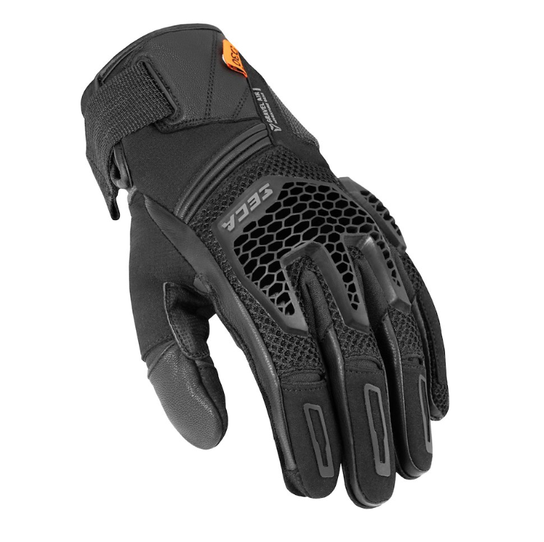 Текстилни ръкавици SECA GRAVEL BLACK — снимка 2