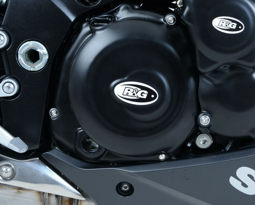 Комплект протектори за двигател R&G RACING Engine Case Protection Cover 3 pcs Black Suzuki GSX-S 1000 16-26 — снимка 6