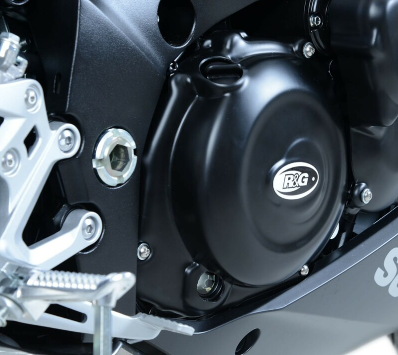 Комплект протектори за двигател R&G RACING Engine Case Protection Cover 3 pcs Black Suzuki GSX-S 1000 16-26 — снимка 4