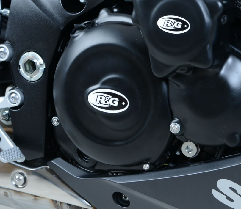 Комплект протектори за двигател R&G RACING Engine Case Protection Cover 3 pcs Black Suzuki GSX-S 1000 16-26 — снимка 3