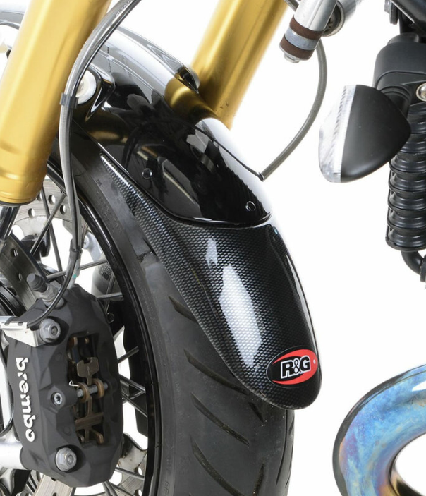 Удължител за преден калник R&G RACING Front Fender Extender Carbon Effect Triumph Speed Triple 1050 16 / R/S 16-17 / RS 18-20 — снимка 2