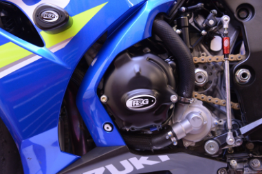 Протектор за двигател R&G RACING Left Cranckase Protection Cover Black Suzuki GSX-R1000 17-21