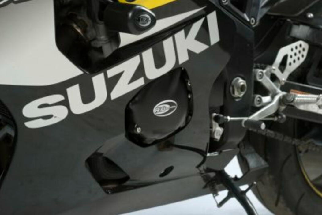 Протектор за двигател R&G RACING Left Crankcase Protection Cover Black Suzuki GSX-R750 04-05 — снимка 3