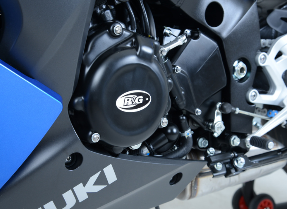 Протектор за двигател R&G RACING Left Engine Case Protection Cover Black Suzuki GSX1000S 16-21 — снимка 2