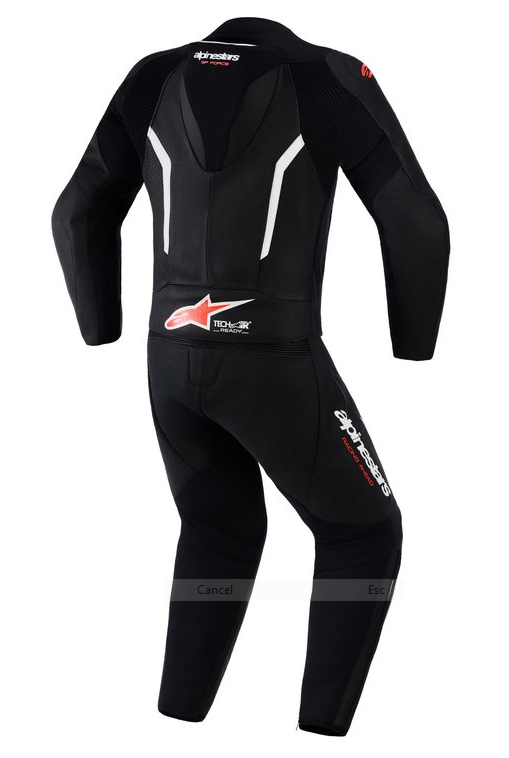 КОЖЕН ЕКИП ALPINESTARS 2PCS GP Force V2 Black/White/Fluo Red — снимка 2
