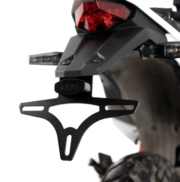 Стойка за номер R&G RACING License Plate Holder KTM 390 ADVR 25-26 / ADV 25 / SMCR 390 26 / 125 26 — снимка 3