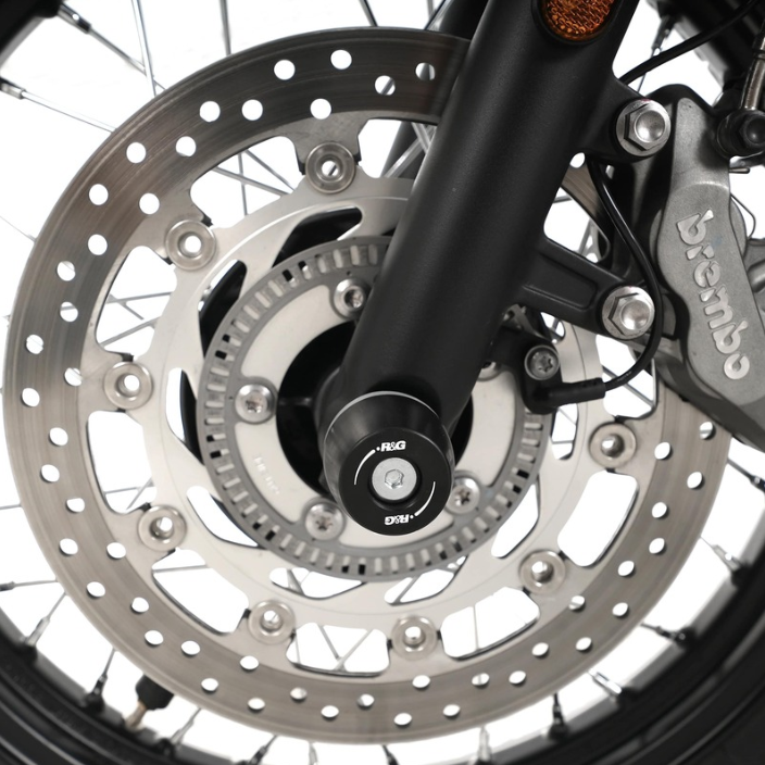 Протектор за ос R&G RACING Fork Protection Triumph Scrambler 900 23-25 — снимка 5