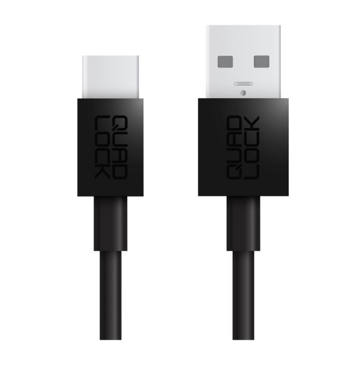 Кабел за зареждане QUAD LOCK USB-A to USB-C Cable - 20cm