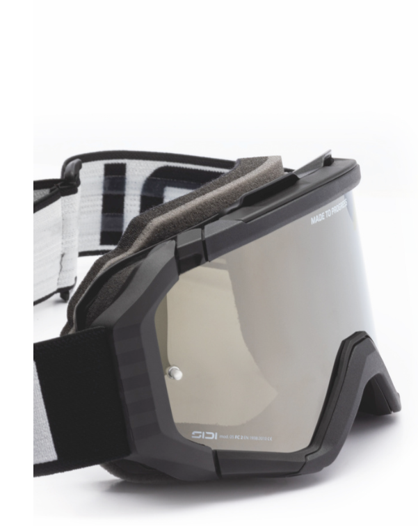 Мотокрос очила SIDI Fulmen Black/Silver Visor — снимка 3