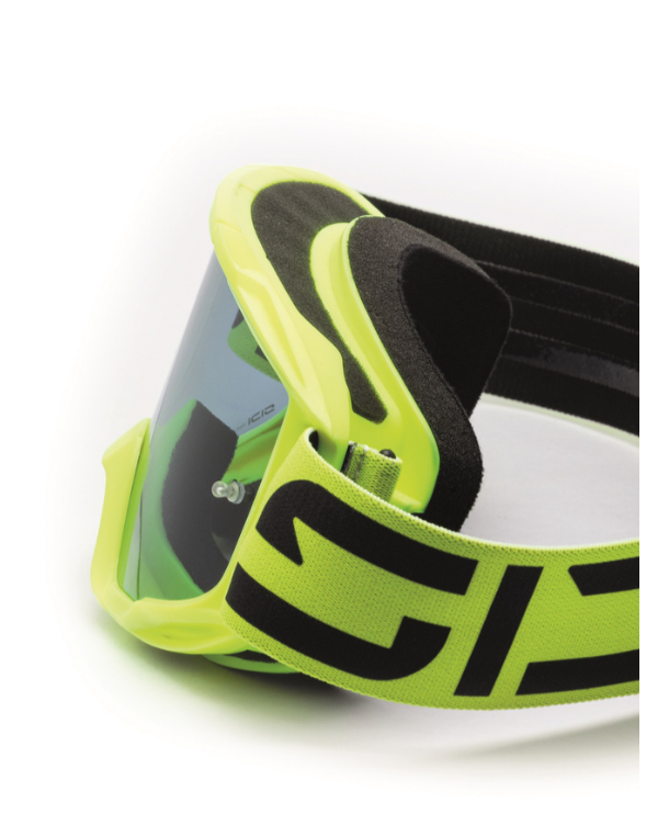 Мотокрос очила SIDI Gladius Fluo Yellow Grey/Smoke Visor — снимка 3
