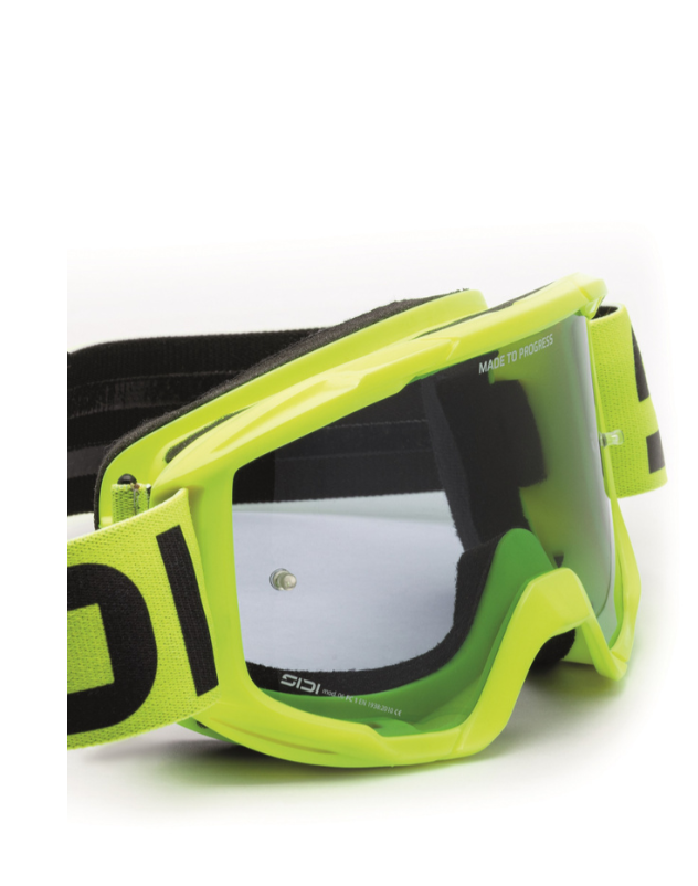 Мотокрос очила SIDI Gladius Fluo Yellow Grey/Smoke Visor — снимка 2