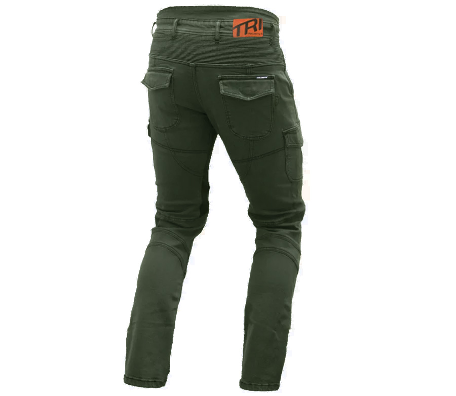 Мото дънки TRILOBITE ACID SCRAMBLER KHAKI DOUBLELAYER AAA — снимка 2