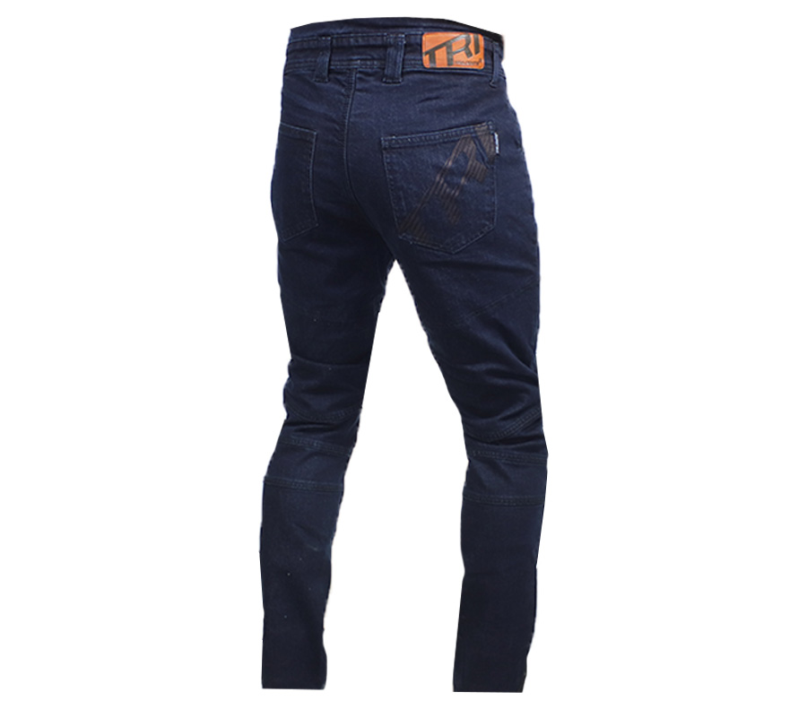 Мото дънки Trilobite Strada DARK BLUE AA slim — снимка 6
