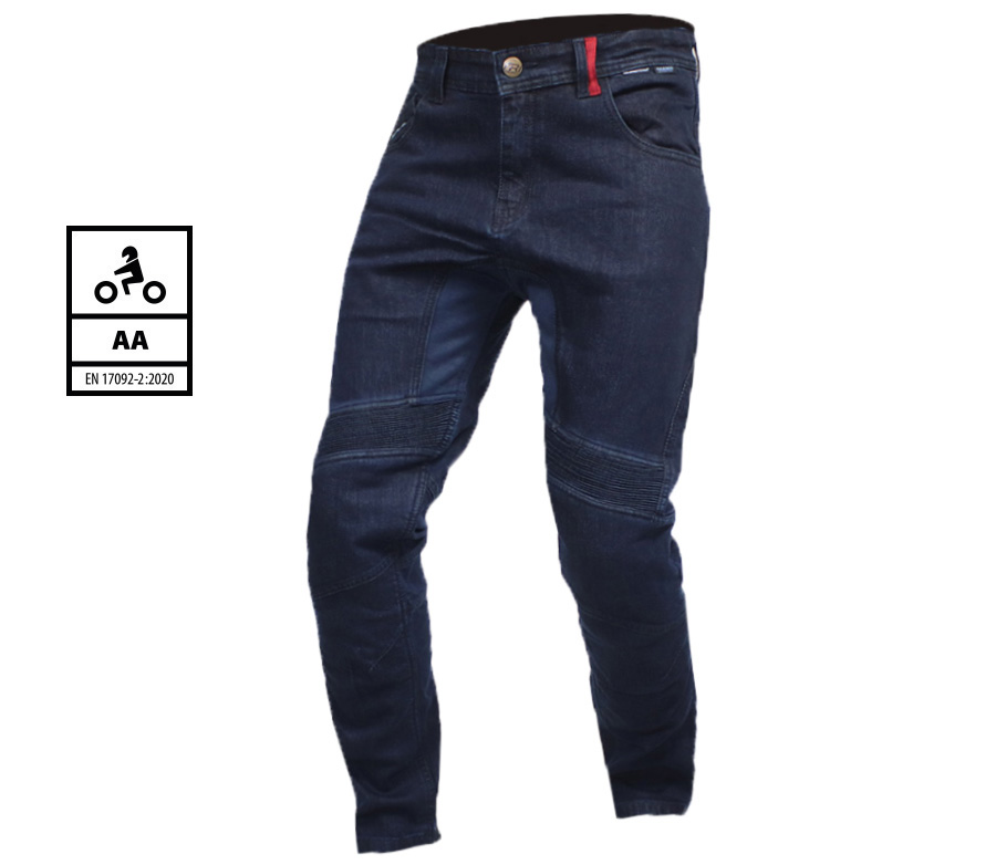 Мото дънки Trilobite Strada DARK BLUE AA slim 
