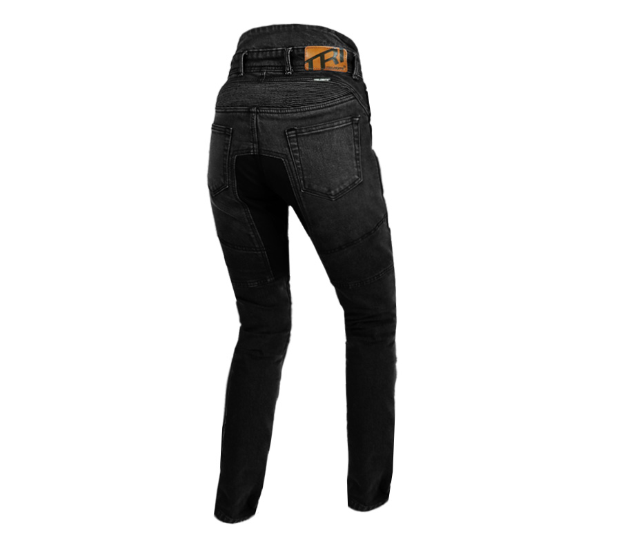 Дамски мото дънки TRILOBITE PARADO DOUBLELAYER SLIM FIT BLACK AAA(A) LEVEL 2 — снимка 2
