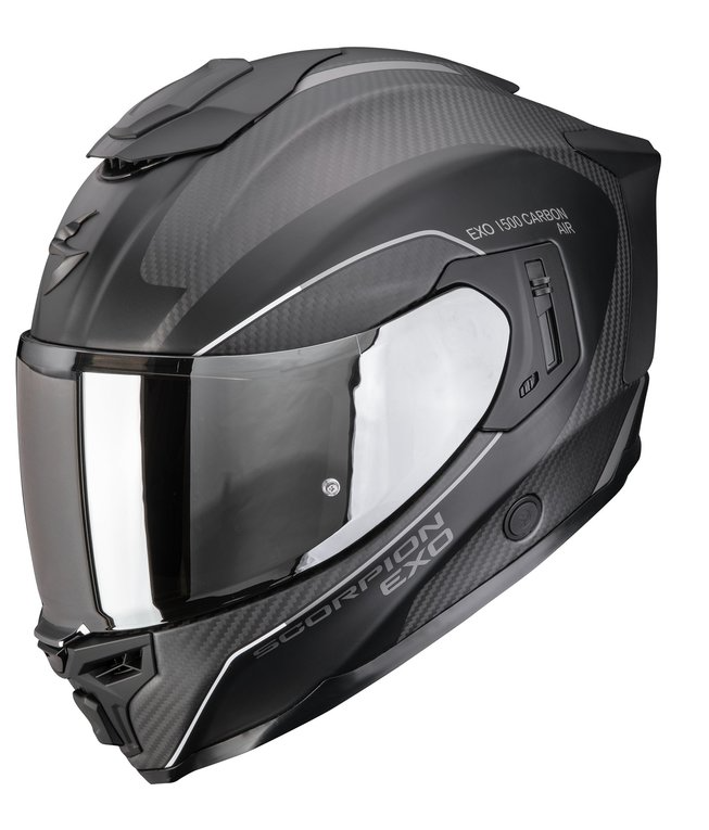 Каска SCORPION EXO-1500 CARBON AIR ZITY Black-Silver