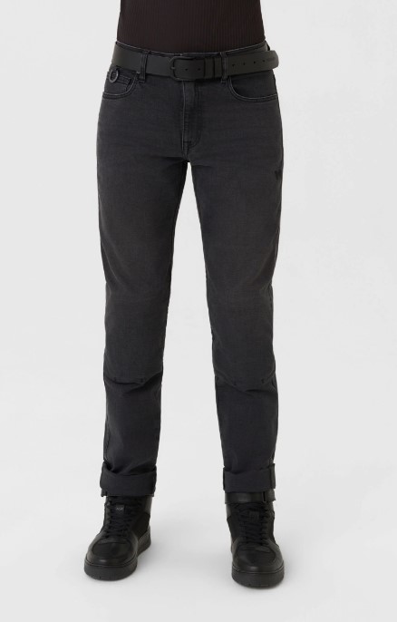 Мото дънки PANDO MOTO ROBBY BLACK - Slim-fit Cordura®