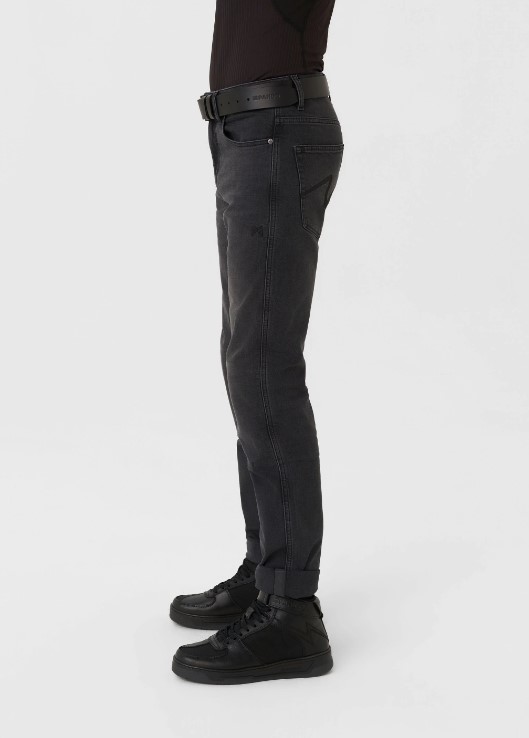 Мото дънки PANDO MOTO ROBBY BLACK LONG- Slim-fit Cordura® — снимка 2