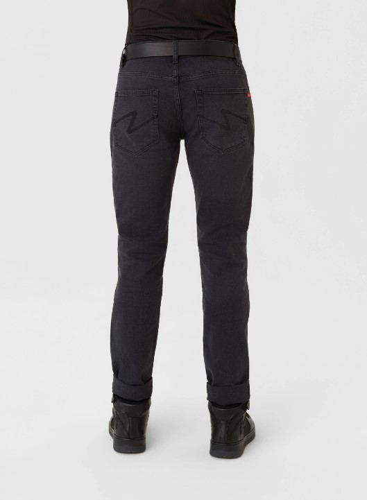 Мото дънки PANDO MOTO ROBBY BLACK LONG- Slim-fit Cordura® — снимка 3