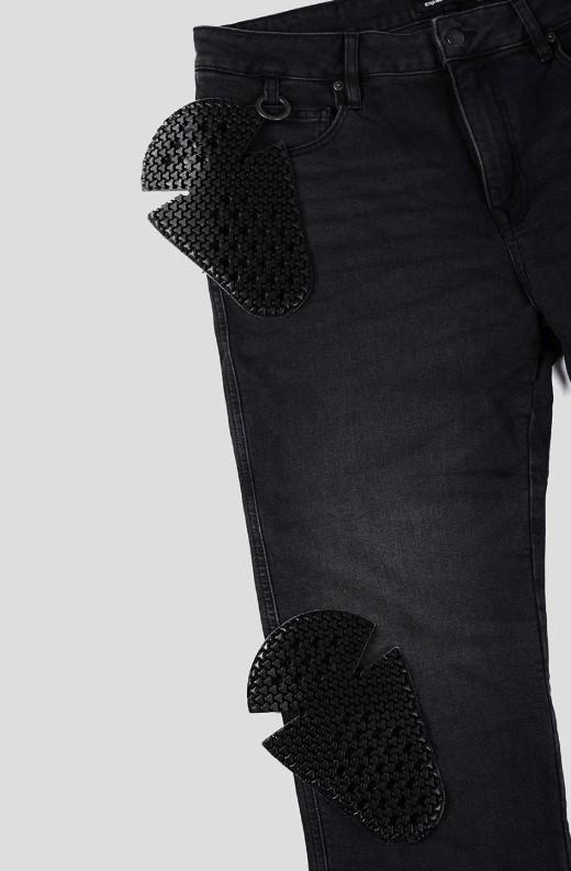 Мото дънки PANDO MOTO ROBBY BLACK LONG- Slim-fit Cordura® — снимка 5