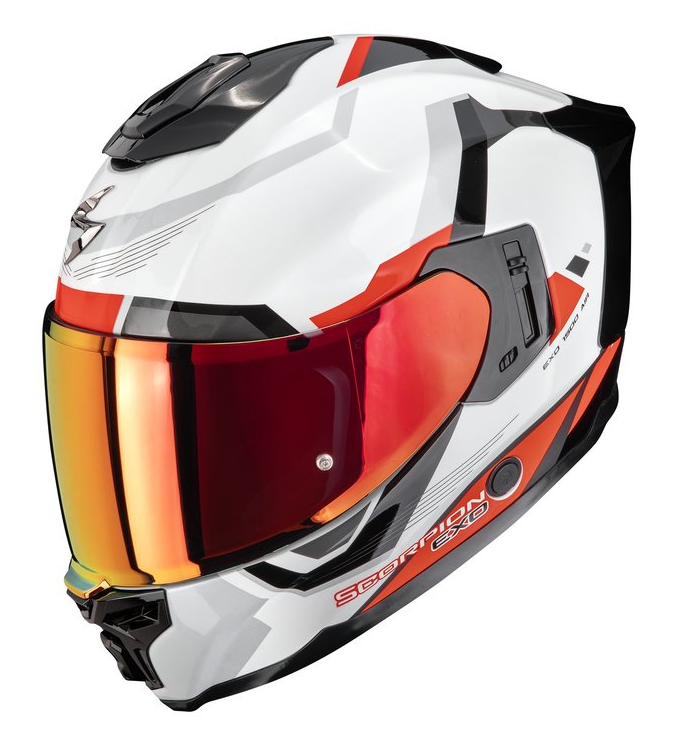Каска SCORPION EXO-1500 AIR ARENA White-Red