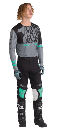 Мотокрос брич THOR SPORTMODE MIND CTRL CH/BK — снимка 4
