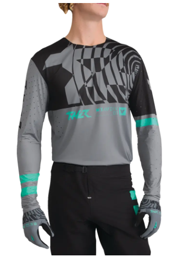 Мотокрос брич THOR SPORTMODE MIND CTRL CH/BK — снимка 2