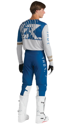 Мотокрос брич THOR SPORTMODE MIND CTRL LG/BL — снимка 3