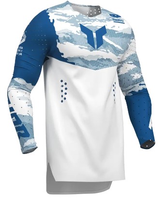 Мотокрос джърси THOR SPORTMODE RECON WH/BLUE — снимка 4