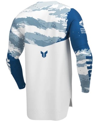 Мотокрос джърси THOR SPORTMODE RECON WH/BLUE — снимка 2