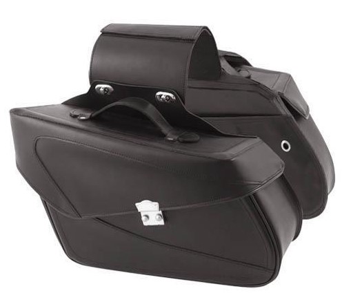 Кожени дисаги за мотор A-PRO PHONEIX BLACK