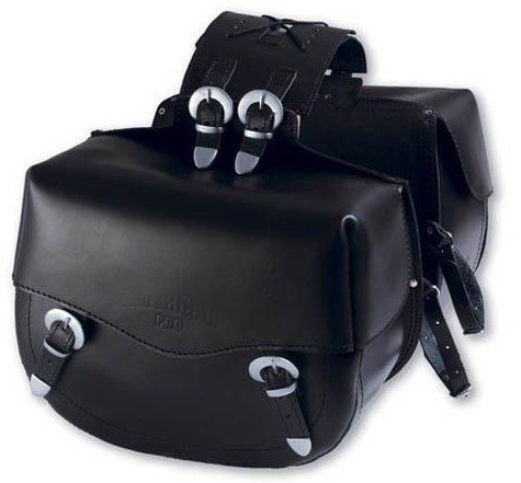 Кожени дисаги за мотор A-PRO BIG TAIL BLACK