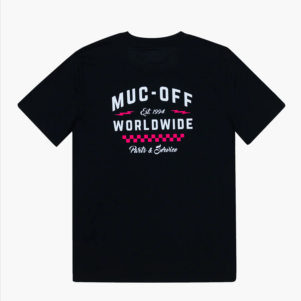 Тениска MUC-OFF WORLDWIDE BLACK — снимка 2