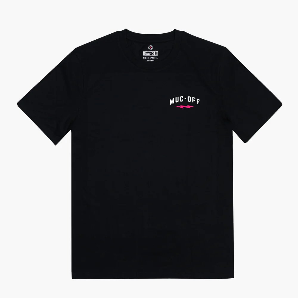 Тениска MUC-OFF WORLDWIDE BLACK