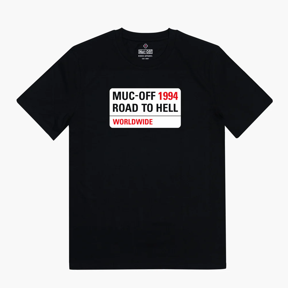 Тениска MUC-OFF ROAD TO HELL BLACK