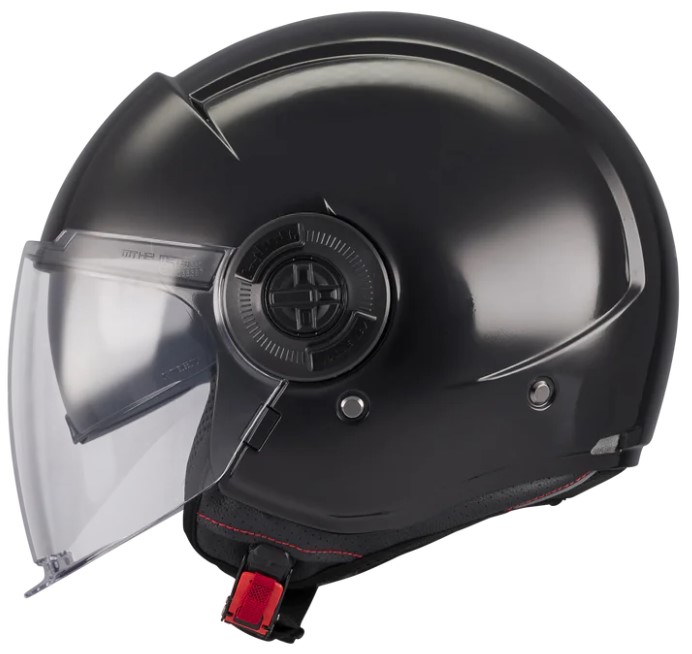 КАСКА ЗА СКУТЕР MT VIALE SV S PURE A1 BLACK GLOSS — снимка 2