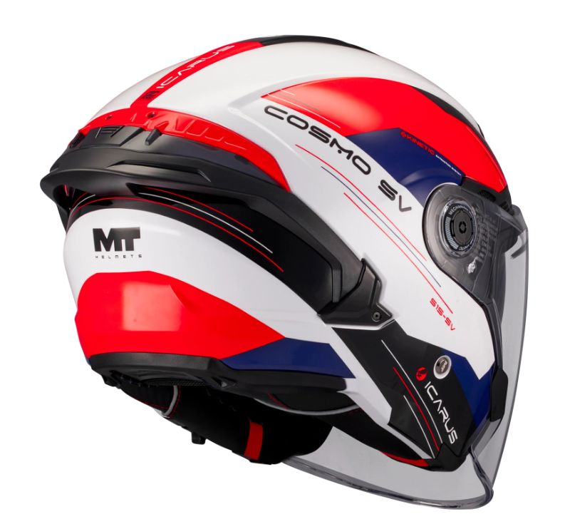 Скутер каска MT COSMO SV ICARUS A5 GLOSS — снимка 2
