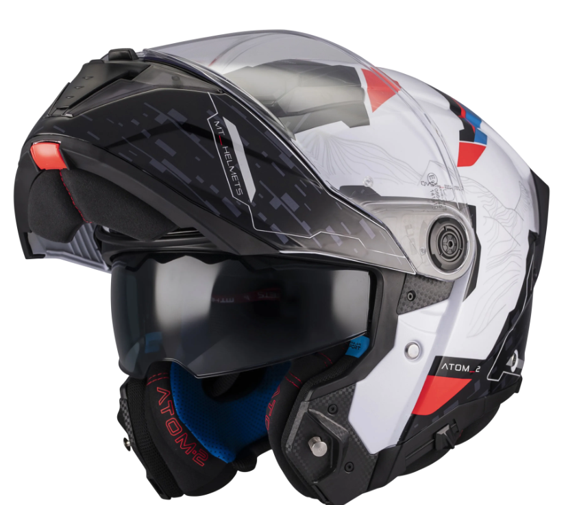 Отваряема каска MT ATOM 2 SV HIGHLANDS A7 GLOSS — снимка 3