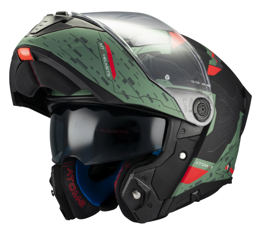 Отваряема каска MT ATOM 2 SV HIGHLANDS C6 MATT — снимка 3