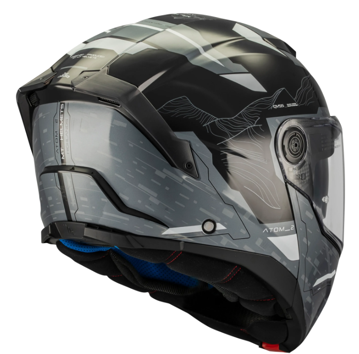 Отваряема каска MT ATOM 2 SV HIGHLANDS C2 GLOSS — снимка 2