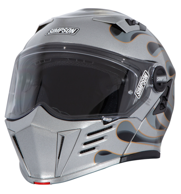 Каска SIMPSON Darksome Wildfire Grey