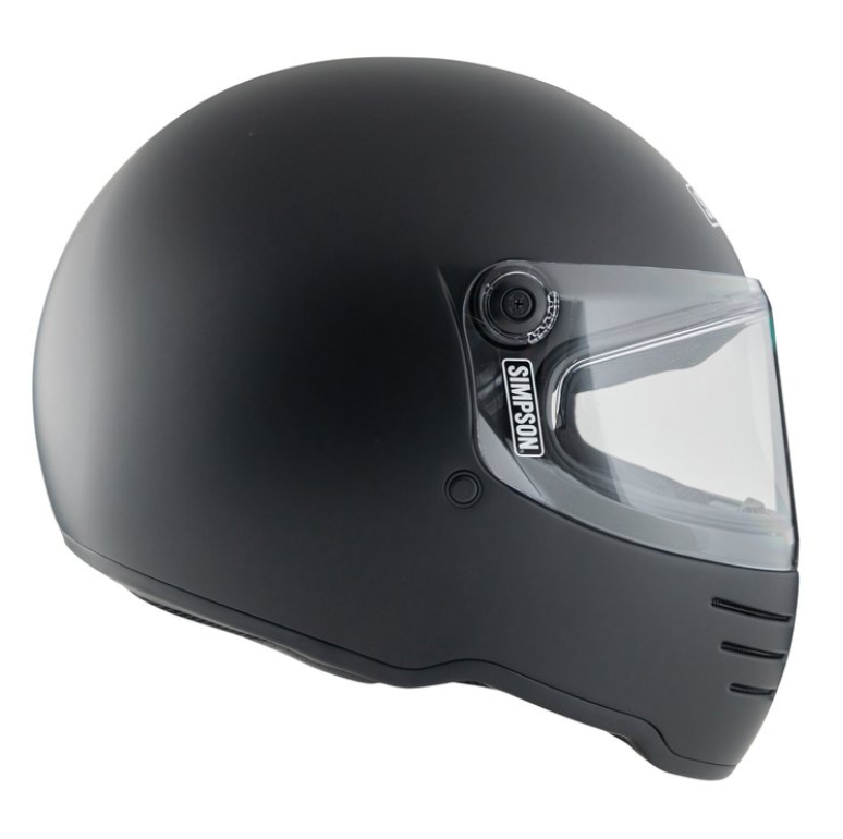 Каска SIMPSON M62 Solid Matt Black — снимка 2