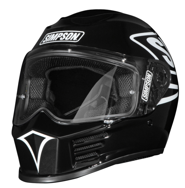 Каска SIMPSON Speed 12 O'Clock Black