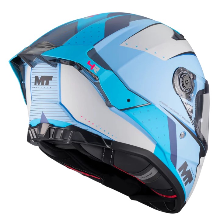 Каска MT THUNDER 4 R SV WIND TUNNEL C7 MATT — снимка 4