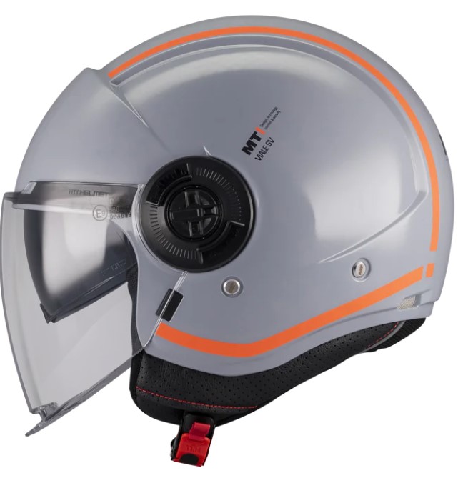 КАСКА ЗА СКУТЕР MT VIALE SV S TASTY C4 GLOSS — снимка 2