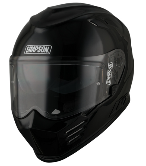 Каска SIMPSON Venom 06 Solid Gloss Black