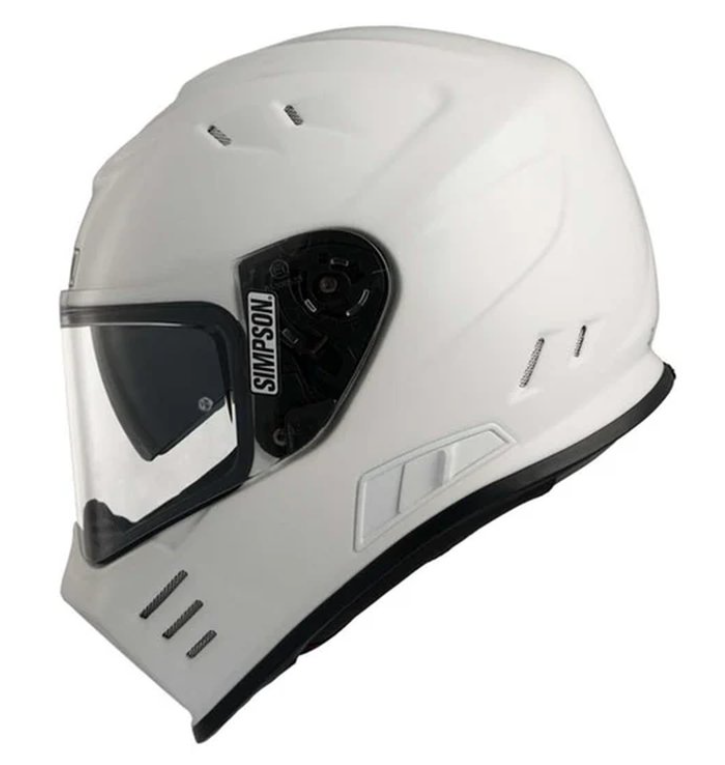 Каска SIMPSON Venom 06 Solid Gloss White_2