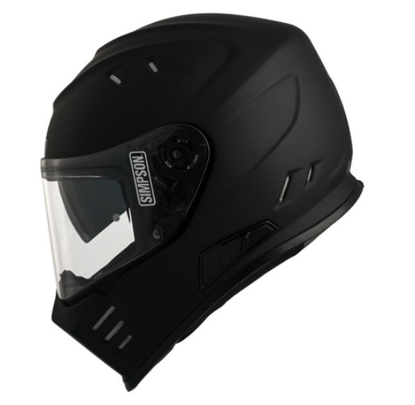 Каска SIMPSON Venom 06 Solid Matt Black — снимка 5