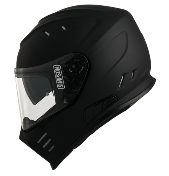 Каска SIMPSON Venom 06 Solid Matt Black — снимка 3