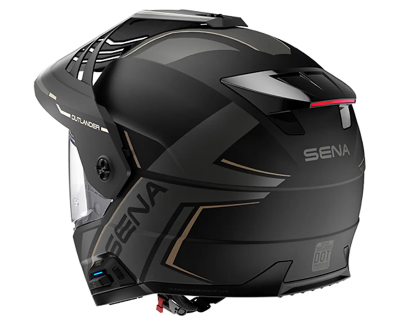 Каска SENA Outlander Flat Black_5